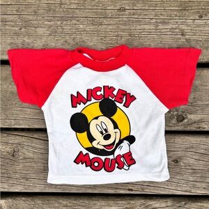 Vintage Mickey mouse kids t shirt